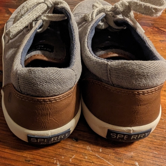 SPERRY SNEAKERS, KIDS 1M, Gray - Picture 3 of 5